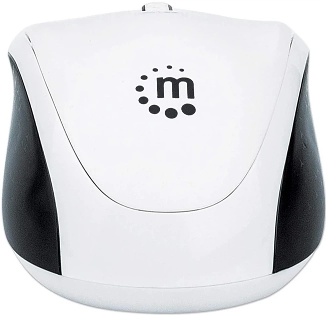 Миша бездротова Manhattan Dual-Mode White (MANHATTAN_179645) - зображення 3