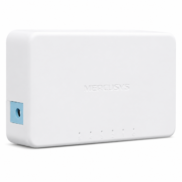 Мережевий комутатор Mercusys MS105 5 портів 10/100 Мбіт/с настільний некерований (884033м) - зображення 6