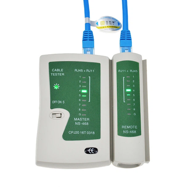 Тестер кабеля MASTER BS-468 RJ45 RJ11 для проверки LAN и телефонных кабелей (884035м) - изображение 10