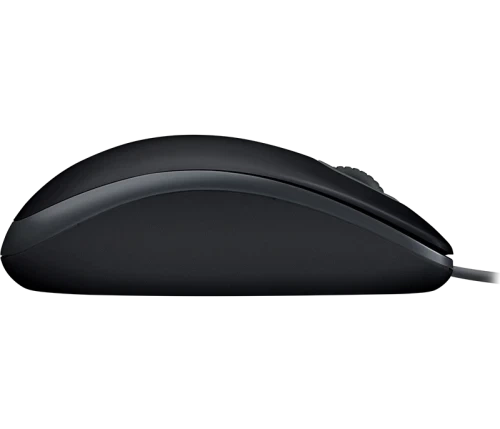 Мышь Logitech B110 Silent, Black, USB, оптическая, 1000 dpi, 3 кнопки, 1.8 м (910-005508) - Фото 3 Мышь Logitech B110 Silent, Black, USB, оптическая, 1000 dpi, 3 кнопки, 1.8 м (910-005508) - изображение 3
