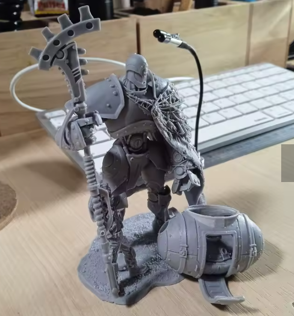 Фігурка DIY не розфарбована war hammer GK VicioLitchmyre Dungeon Модель Іграшка 1\24 модел - изображение 4