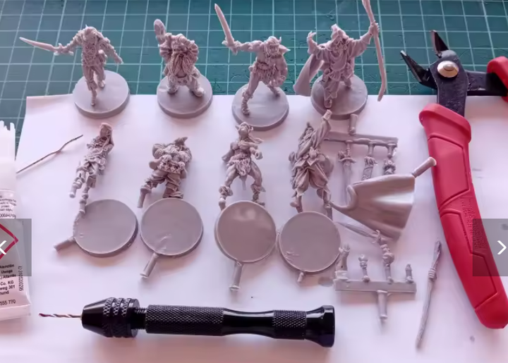 Фігурка DIY war hammer Resin GK VicioLitchmyre Dungeon Модель Іграшка 3-4 см 4 штуки комплект - Фото 6 Фігурка DIY war hammer Resin GK VicioLitchmyre Dungeon Модель Іграшка 3-4 см 4 штуки комплект - изображение 6