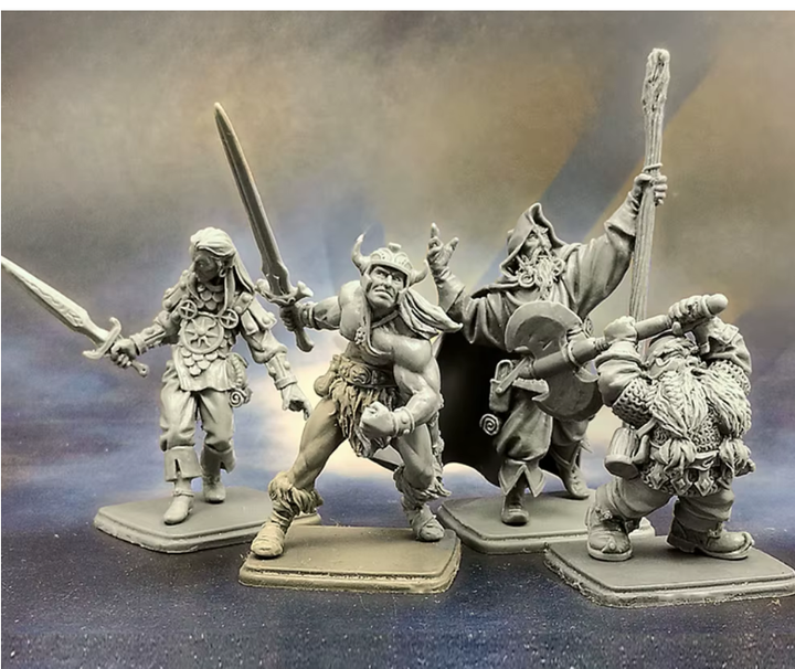 Фігурка DIY war hammer Resin GK VicioLitchmyre Dungeon Модель Іграшка 3-4 см 4 штуки комплект - Фото 1 Фігурка DIY war hammer Resin GK VicioLitchmyre Dungeon Модель Іграшка 3-4 см 4 штуки комплект - изображение 1