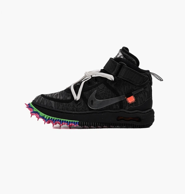 Кросівки чоловічі Air Force 1 Mid Black DO6290-001 чорні лімітовані великого розміру 51.5 - Фото 2 Кросівки чоловічі Air Force 1 Mid Black DO6290-001 чорні лімітовані великого розміру 51.5 - зображення 2