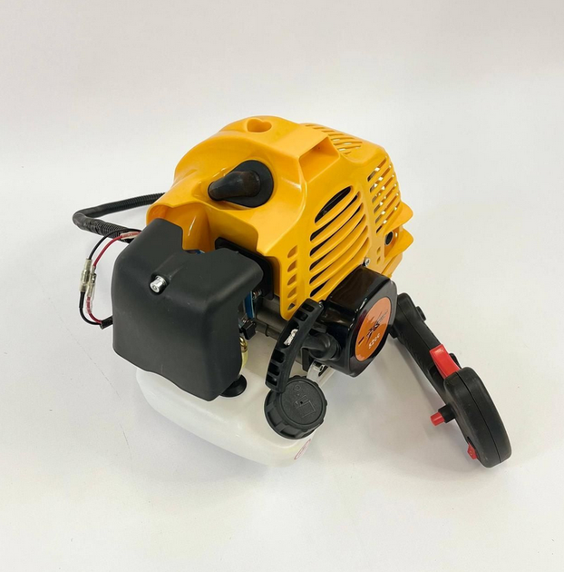Бензиновая мотокоса MaXpawer Germany GS-251 6500 Вт 52 см³ 11 000 об/мин 420 мм нож/катушка желтая - изображение 6
