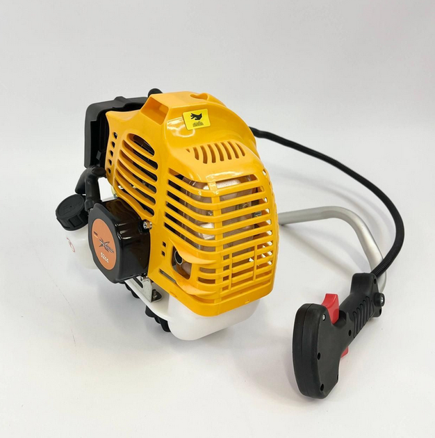 Бензиновая мотокоса MaXpawer Germany GS-251 6500 Вт 52 см³ 11 000 об/мин 420 мм нож/катушка желтая - изображение 8