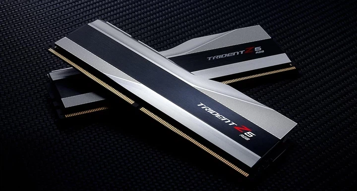 Оперативная память G.Skill DDR5-6000 65536MB PC5-48000 (Kit of 2x32768MB) Trident Z5 RGB Silver (F5-6000J3238G32GX2-TZ5RS) - Фото 4 Оперативная память G.Skill DDR5-6000 65536MB PC5-48000 (Kit of 2x32768MB) Trident Z5 RGB Silver (F5-6000J3238G32GX2-TZ5RS) - изображение 4