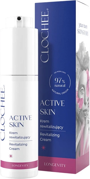 Krem do twarzy Clochee Active Skin rewitalizujacy 50 ml (5901632731162) - obraz 2