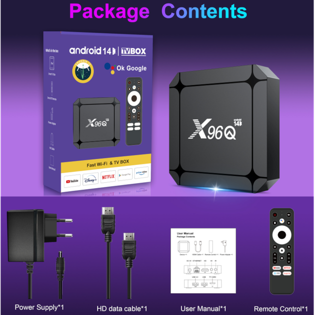 Android Смарт Приставка X96Q Rockchip RK3518 2/16GB - изображение 6