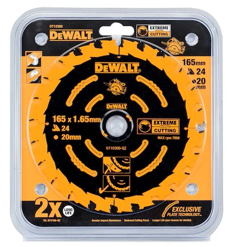 Tarcza pilarska DeWalt do drewna 165 x 20 x 1.6 mm 24T (DT10300-QZ) - obraz 3