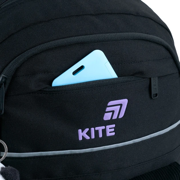 Набір Kite Panda Love рюкзак + пенал + сумка для взуття Чорний (SET_K26-584M-2) - зображення 9