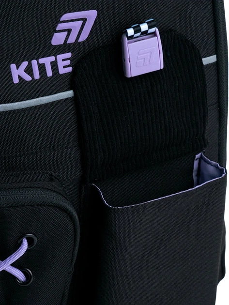 Набір Kite Panda Love рюкзак + пенал + сумка для взуття Чорний (SET_K26-584M-2) - зображення 11