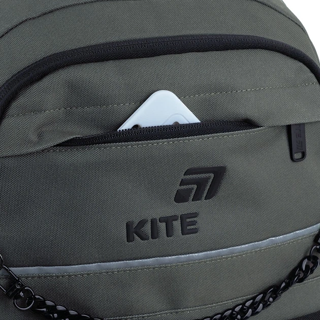 Набір Kite Tokyo Vibe рюкзак + пенал + сумка для взуття Хакі (SET_K26-584M-4) - зображення 9