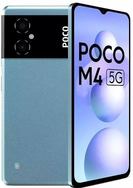 Мобільний телефон POCO M4 5G 4/64GB DualSim Cool Blue (MZB0BFAEU) - изображение 2