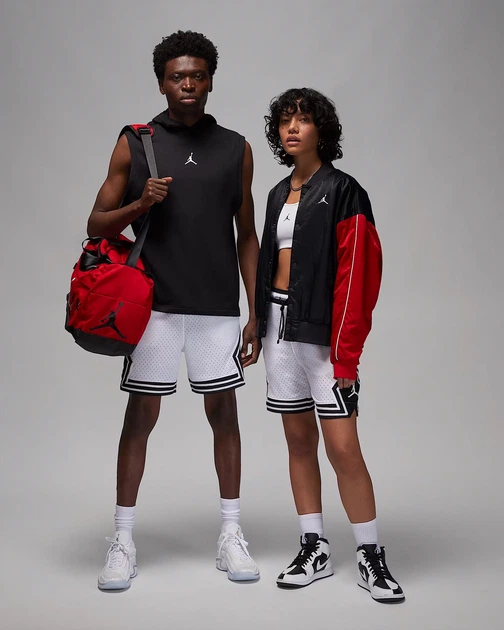 Шорти чоловічі Jordan Dri-FIT Sport Diamond DX1487-100 білі - L - зображення 6
