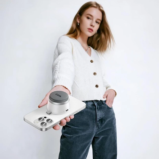 Портативная колонка Hoco HC43 Surpass Mini Magnetic BT Speaker 5W White - изображение 2