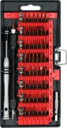Набор прецизионных отверток YATO YT-25760 HEX 4 мм 61 элемент - Фото 2 Набор прецизионных отверток YATO YT-25760 HEX 4 мм 61 элемент - изображение 2