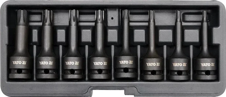 Набір ударних біт YATO RIBE M5-M13 1/2 8 шт YT-1068 - Фото 1 Набір ударних біт YATO RIBE M5-M13 1/2 8 шт YT-1068 - изображение 1