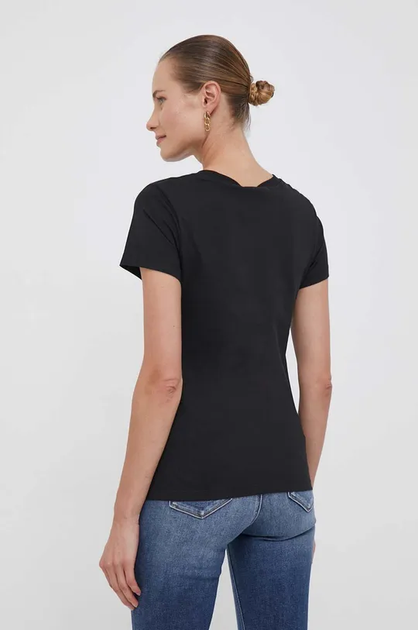 Футболка жіноча Calvin Klein бавовняна чорна L 4240 - Фото 2 Футболка жіноча Calvin Klein бавовняна чорна L 4240 - зображення 2