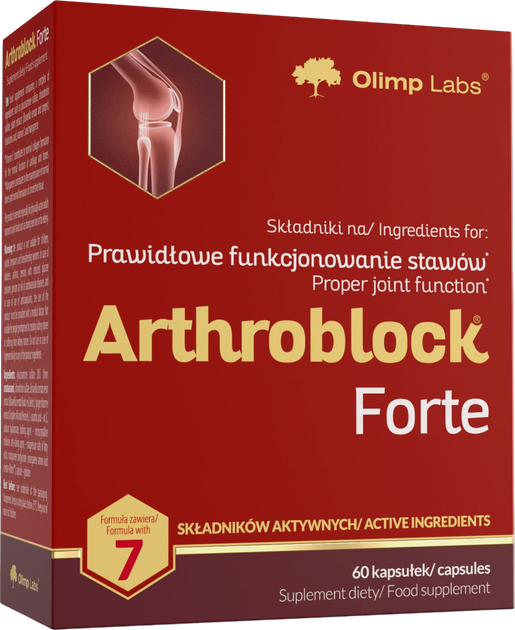 Suplement diety Olimp Arthroblock Forte 60 kapsułek (5901330011696) - Zdjęcie 1 Suplement diety Olimp Arthroblock Forte 60 kapsułek (5901330011696) - obraz 1