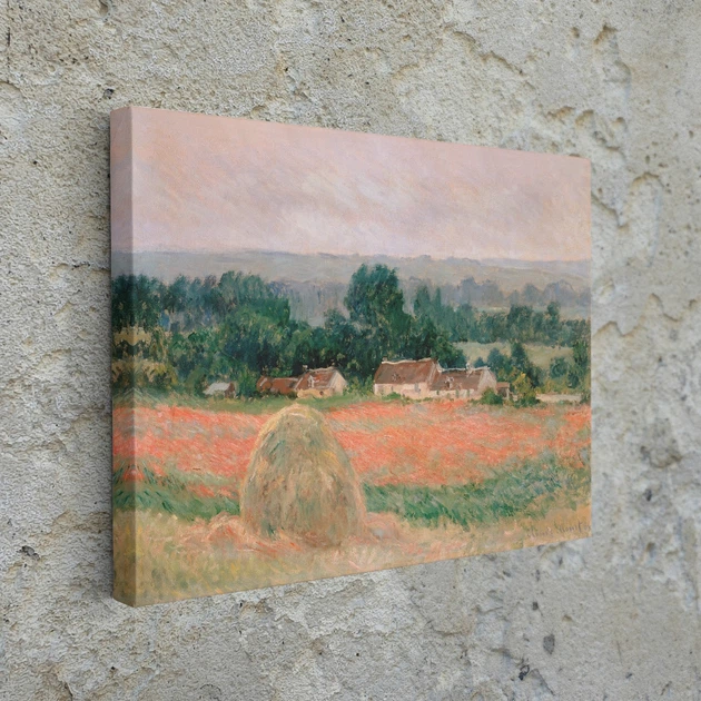 Інтер'єрна картина Стіг сіна в Живерні, Клод Моне, Claude Monet, Haystack at Giverny, 30×40 см (id6892) - зображення 2