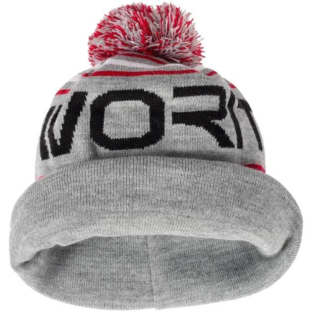 Шапка Favorite Pompon Hat 56 Gray Black Logo - изображение 5