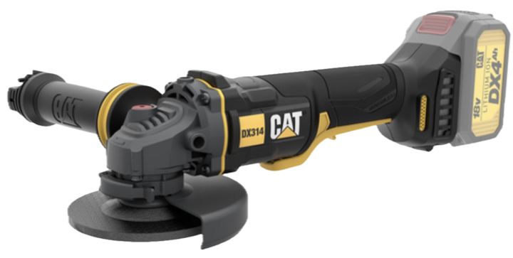 Акумуляторна кутова шліфмашина CAT DX314B без акумулятора та зарядного пристрою (6943475826222) - Фото 1 Акумуляторна кутова шліфмашина CAT DX314B без акумулятора та зарядного пристрою (6943475826222) - зображення 1