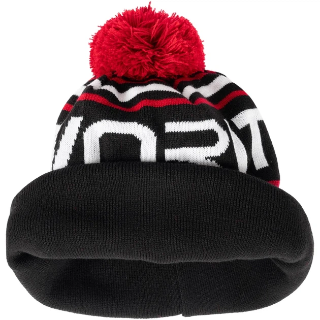 Шапка Favorite Pompon Hat 56 Black White Logo - Фото 5 Шапка Favorite Pompon Hat 56 Black White Logo - зображення 5