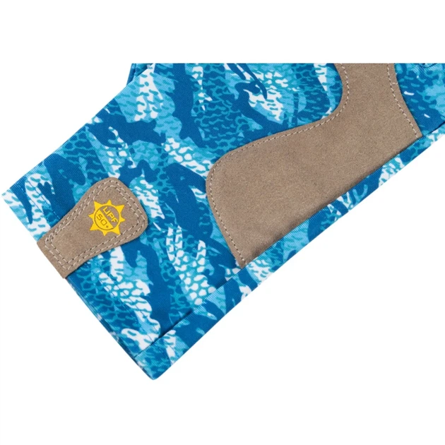 Рукавички Favorite Solar Fishing Gloves 5 Cut S/M к:white/blue - зображення 2