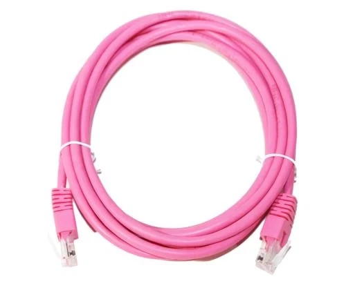 Патч-корд 3 м, UTP, Pink, Cablexpert, Cat.5e, CCA, PVC (PP12-3M/RO) - Фото 1 Патч-корд 3 м, UTP, Pink, Cablexpert, Cat.5e, CCA, PVC (PP12-3M/RO) - изображение 1