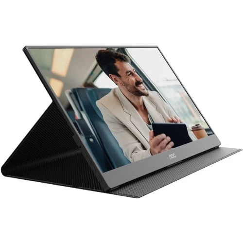 Монітор портативний 15.6" AOC 16T20E2, Black - зображення 4