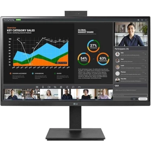 Монитор 27" LG 27BA65QB-B, Black - Фото 1 Монитор 27" LG 27BA65QB-B, Black - изображение 1