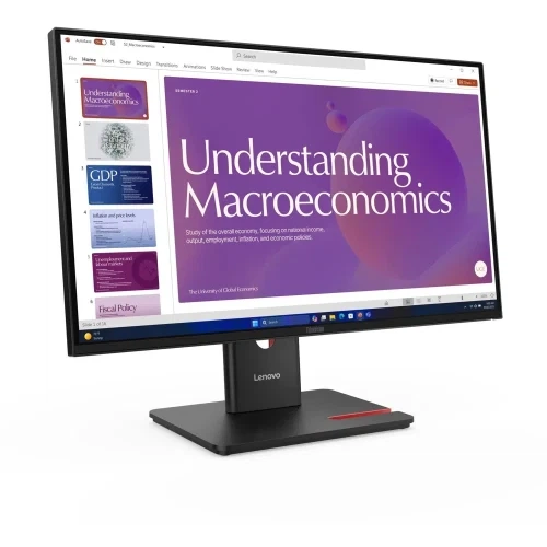 Монітор 23.8" Lenovo ThinkVision T24D-40, Black (64B9GAT1UA) - зображення 2