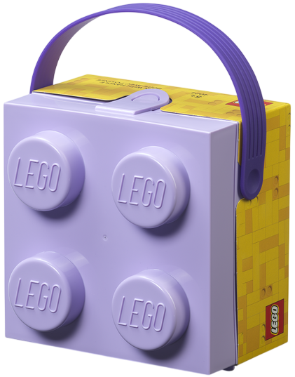 Pojemnik LEGO Klocek z rączką 4 Lawendowyi (40240004) (5711938030483) - Zdjęcie 1 Pojemnik LEGO Klocek z rączką 4 Lawendowyi (40240004) (5711938030483) - obraz 1