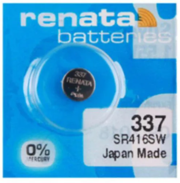 Батарейка Renata 337 SR416 1 шт - зображення 2