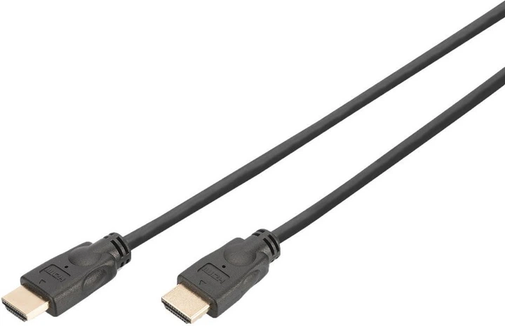Kabel Digitus HDMI (M/M), 4K@60Hz, Ultra HD, Premium, typ A, z Ethernetem, złoty, 5 m Black (DK-330123-050-S) - Zdjęcie 1 Kabel Digitus HDMI (M/M), 4K@60Hz, Ultra HD, Premium, typ A, z Ethernetem, złoty, 5 m Black (DK-330123-050-S) - obraz 1