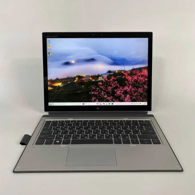 Ноутбук-трансформер HP Elite x2 1013 G3 / 13" (3000x2000) IPS Touch / Intel Core i5-8350U (4 (8) ядра по 1.7 - 3.6 GHz) / 8 GB DDR3 / 256 GB SSD / Intel UHD Graphics 620 / WebCam / Fingerprint б/в + Подарунок Бездротова миша / USB - зображення 2