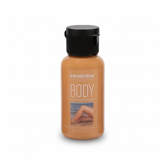 Консилер для тіла та ніг Vaneria Body Concealer Cream 45 г, Тон 3 Honey Amber - зображення 2