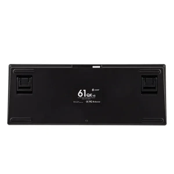 Бездротова механічна клавіатура CIDOO QK61 V2 White, компактна 60%, RGB підсвічування (2.4G/Bluetooth/USB) - Фото 8 Бездротова механічна клавіатура CIDOO QK61 V2 White, компактна 60%, RGB підсвічування (2.4G/Bluetooth/USB) - зображення 8