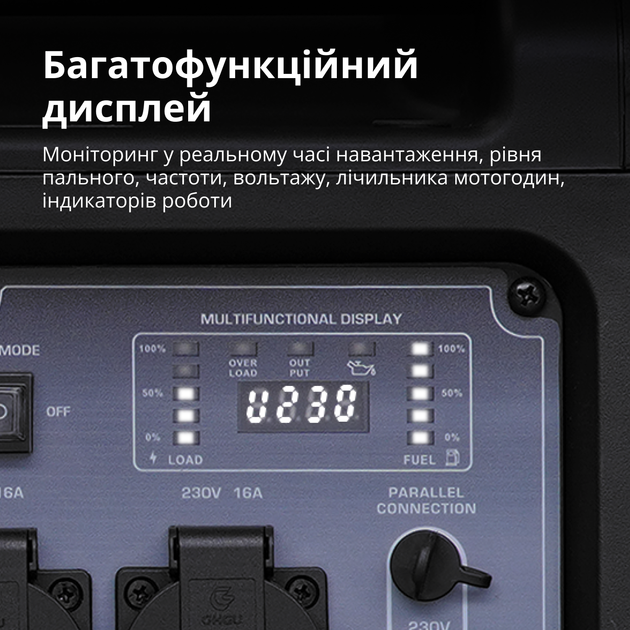Генератор інверторний газобензиновий Könner&Söhnen KS 4000iEG S - зображення 7