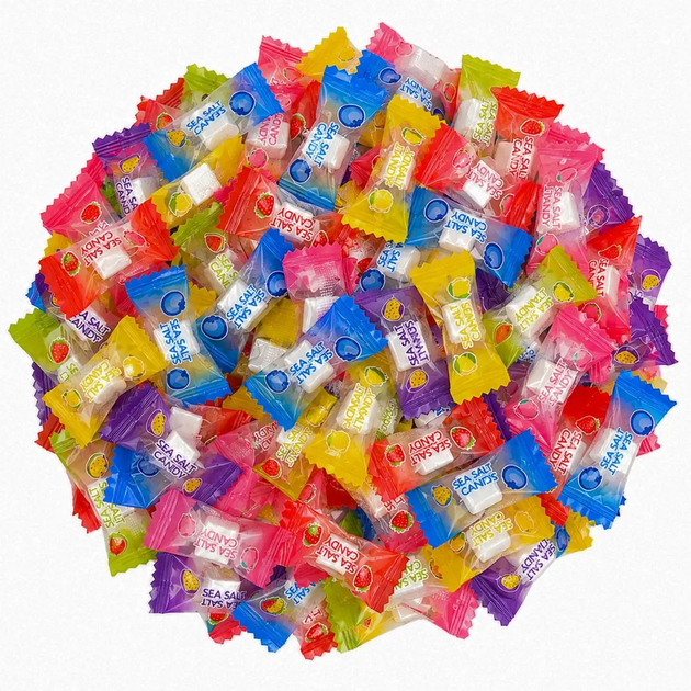 Льодяники з морською сіллю Sea Salt Candy без цукру 100 г - Фото 1 Льодяники з морською сіллю Sea Salt Candy без цукру 100 г - изображение 1