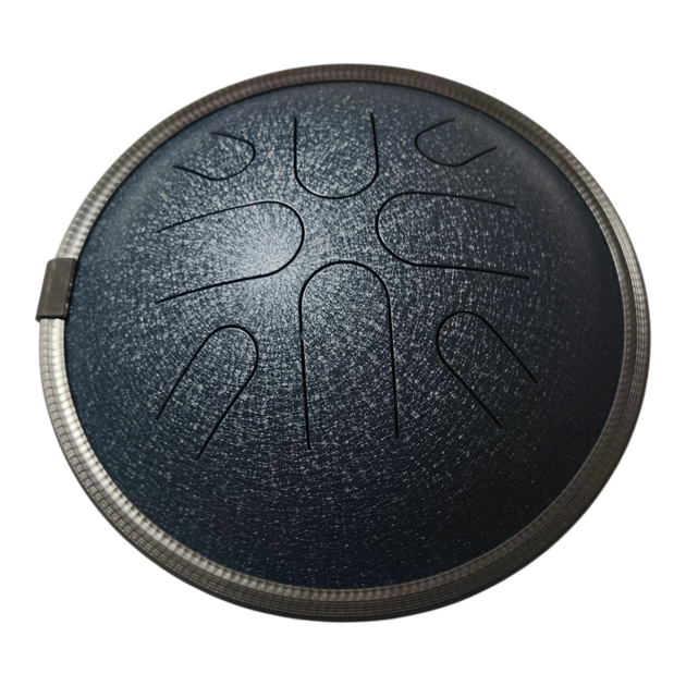 Глюкофон 8 нот 25 см темно-синий tongue drum - Фото 1 Глюкофон 8 нот 25 см темно-синий tongue drum - изображение 1