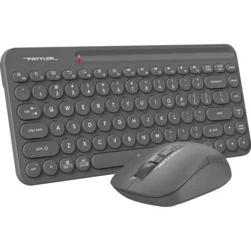 Комплект бездротовий A4Tech Fstyler FG3200 Air2 (Grey), Bluetooth / USB/Radio (USB) - Фото 2 Комплект бездротовий A4Tech Fstyler FG3200 Air2 (Grey), Bluetooth / USB/Radio (USB) - изображение 2