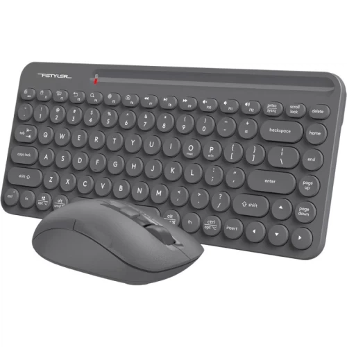 Комплект бездротовий A4Tech Fstyler FG3200 Air2 (Grey), Bluetooth / USB/Radio (USB) - Фото 3 Комплект бездротовий A4Tech Fstyler FG3200 Air2 (Grey), Bluetooth / USB/Radio (USB) - изображение 3