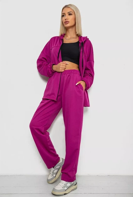 Спортивний костюм жіночий, колір фуксія, 238R114 розмір 2XL - изображение 5