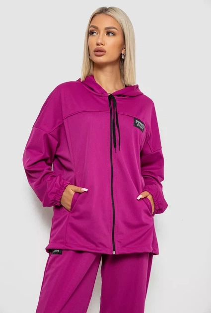 Спортивний костюм жіночий, колір фуксія, 238R114 розмір 2XL - изображение 6