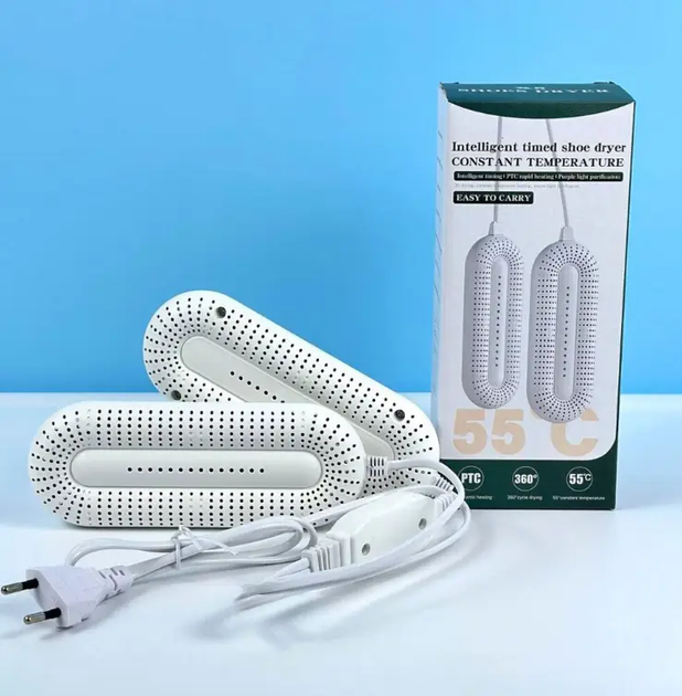 Сушилка для обуви Shoes Dryer X5 электрическая 220V с таймером 2/4/8 ч White (X5) - Фото 4 Сушилка для обуви Shoes Dryer X5 электрическая 220V с таймером 2/4/8 ч White (X5) - изображение 4