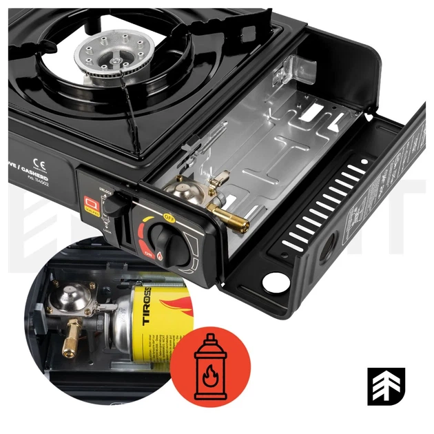Kuchenka gazowa turystyczna MalTec SPARK100 Czarna 114502 (5901924248569) - obraz 4