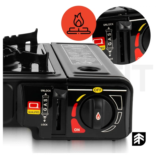 Kuchenka gazowa turystyczna MalTec SPARK100 Czarna 114502 (5901924248569) - obraz 5