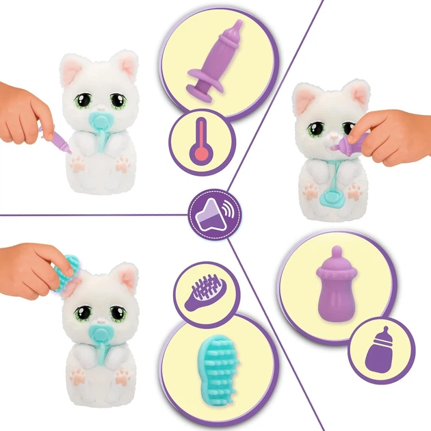 Інтерактивна іграшка Baby Paws Just Born Cat 264-923485 (8421134923485) - зображення 6
